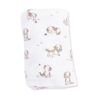 Explorer Puppy Blue - Swaddle Blanket