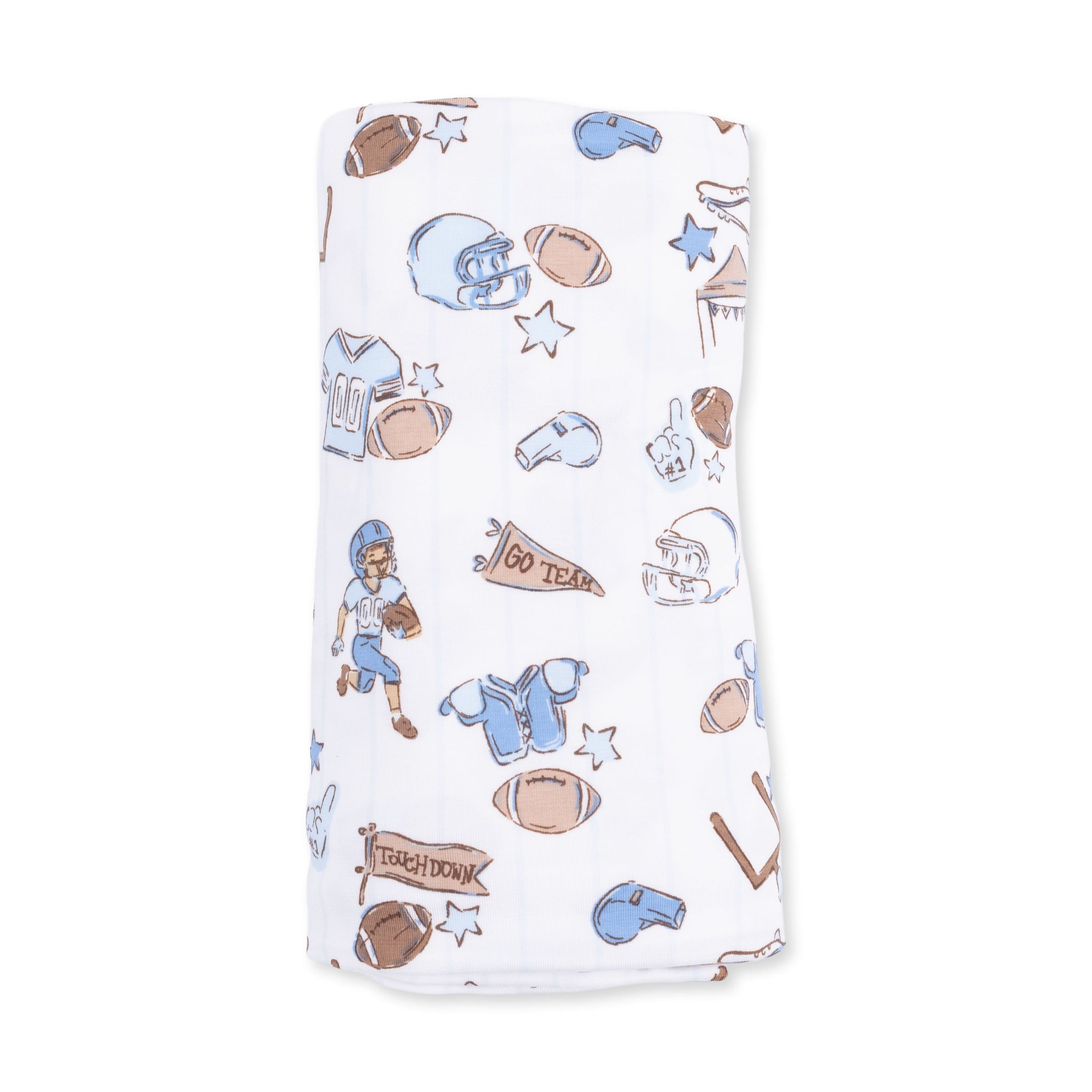 Football Nursery - Swaddle Blanket