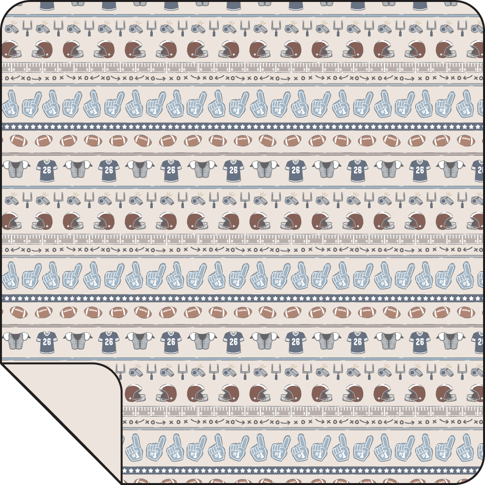 Football Stripe - Swaddle Blanket