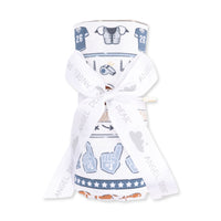 Football Stripe - Swaddle Blanket