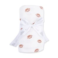 Mini Footballs - Swaddle Blanket