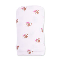 Mini Football Hearts - Swaddle Blanket