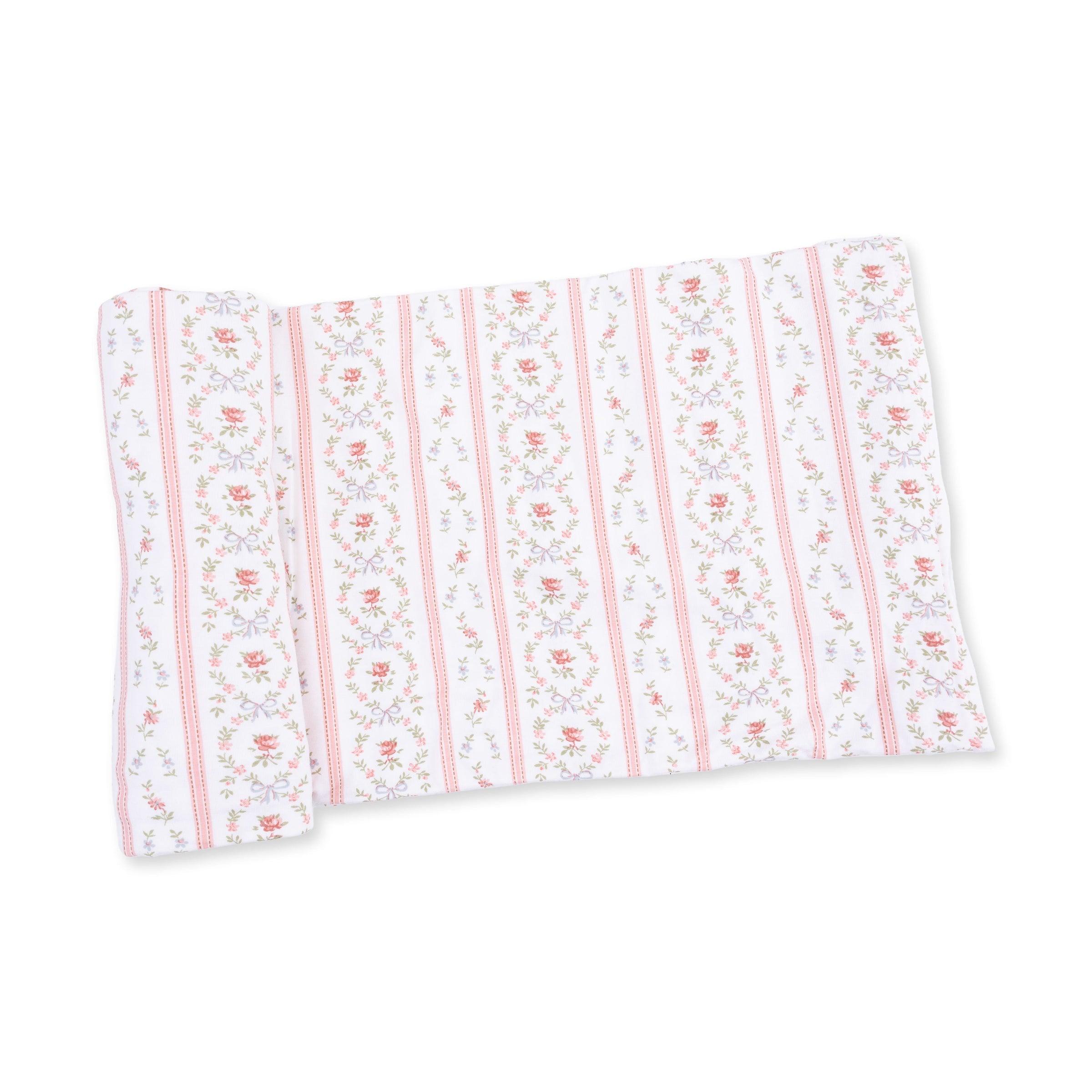 Marnie Rosebud Stripe - Swaddle Blanket
