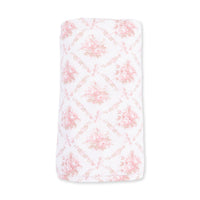 Rose Bow Lattice - Swaddle Blanket