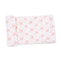Rose Bow Lattice - Swaddle Blanket
