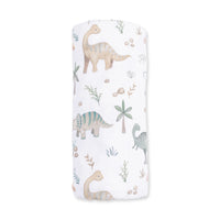 Sweet Baby Dinos - Swaddle Blanket