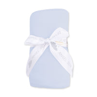 Solid Sheer Blue Rib - Swaddle Blanket