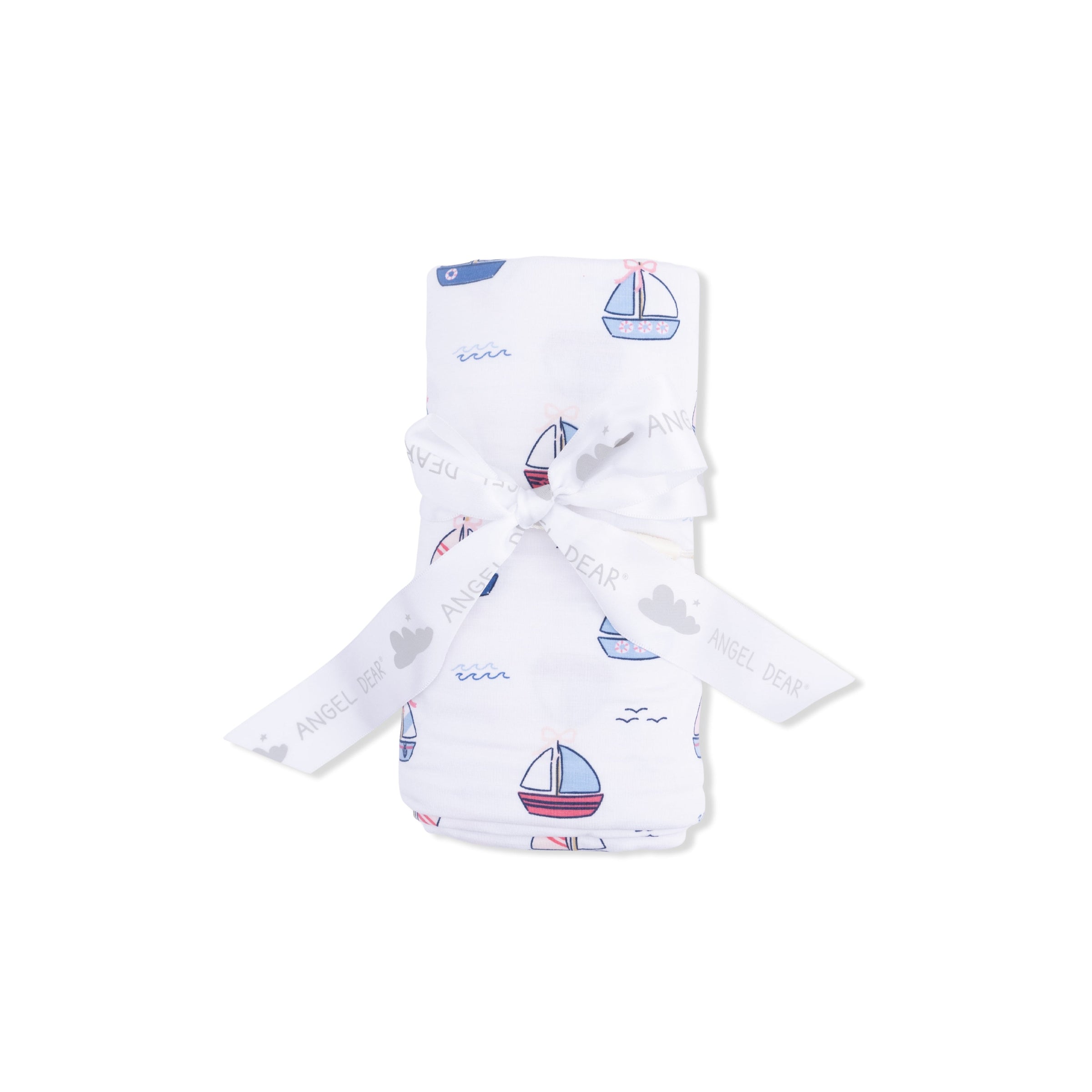 Bubbly Sailboats Pink - Swaddle Blanket