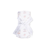 Carousel with Bows - Swaddle Blanket