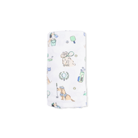 Country Club Dogs Neutral - Swaddle Blanket