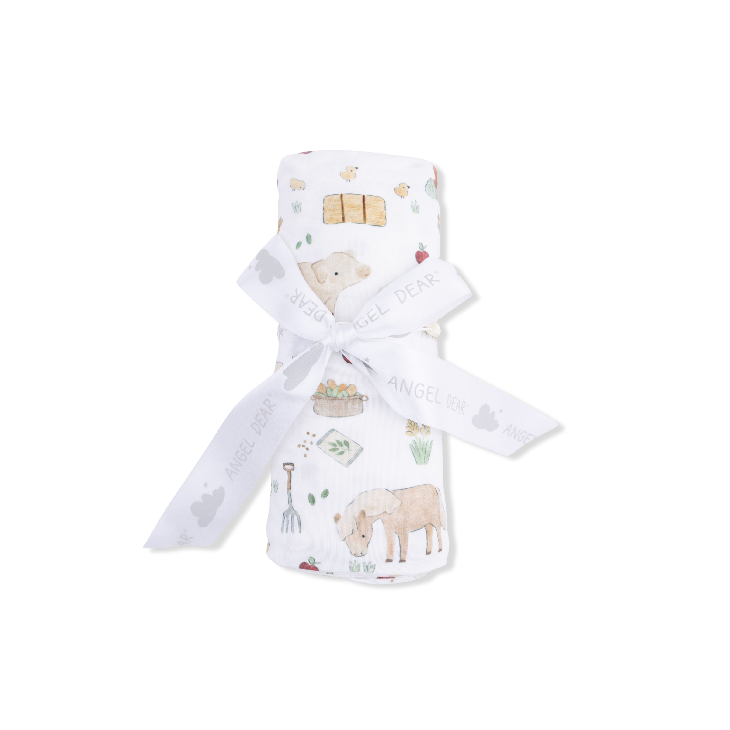 Cute Farm Animals Uni - Swaddle Blanket