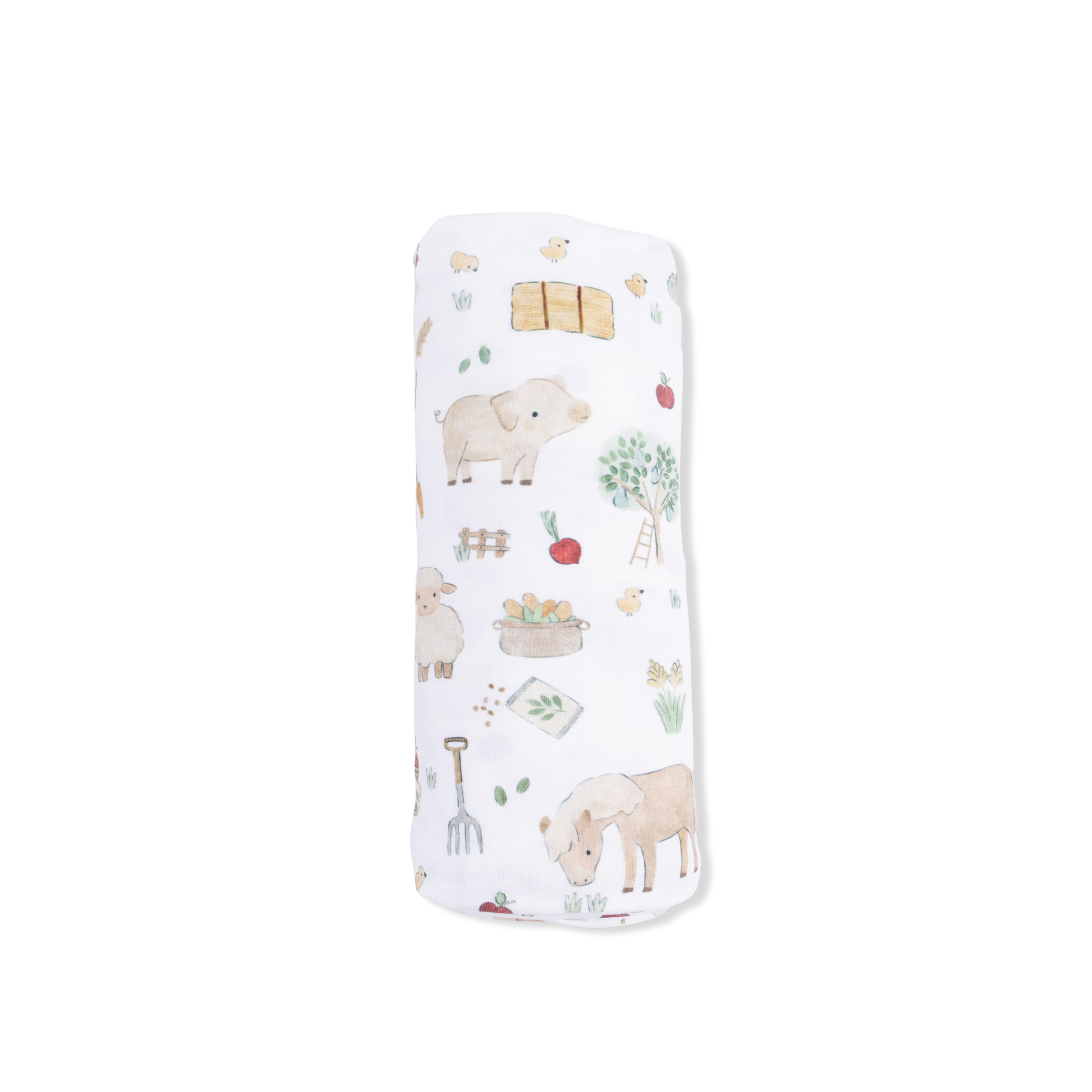 Cute Farm Animals Uni - Swaddle Blanket