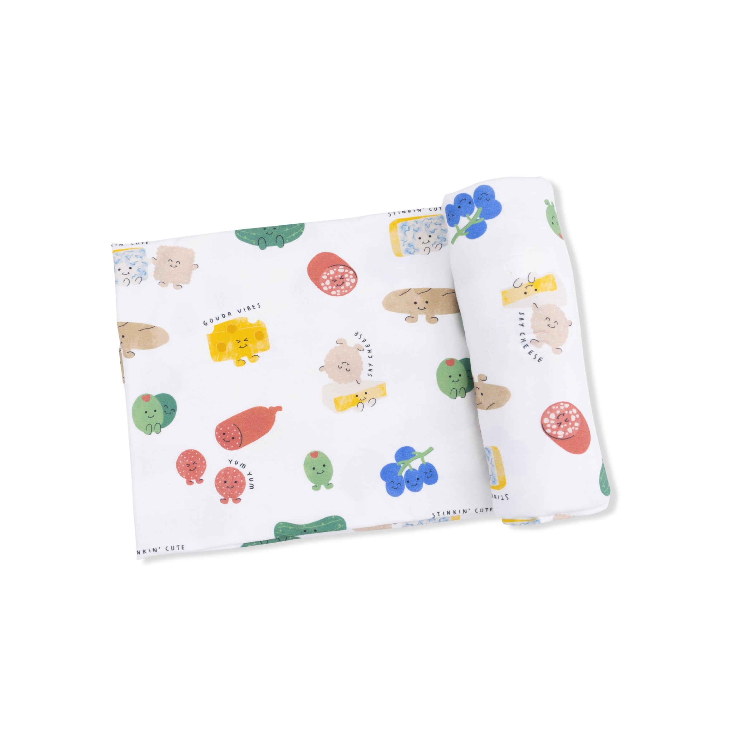 Charcuterie Cuties - Swaddle Blanket