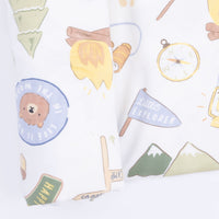 Camping Blue - Swaddle Blanket