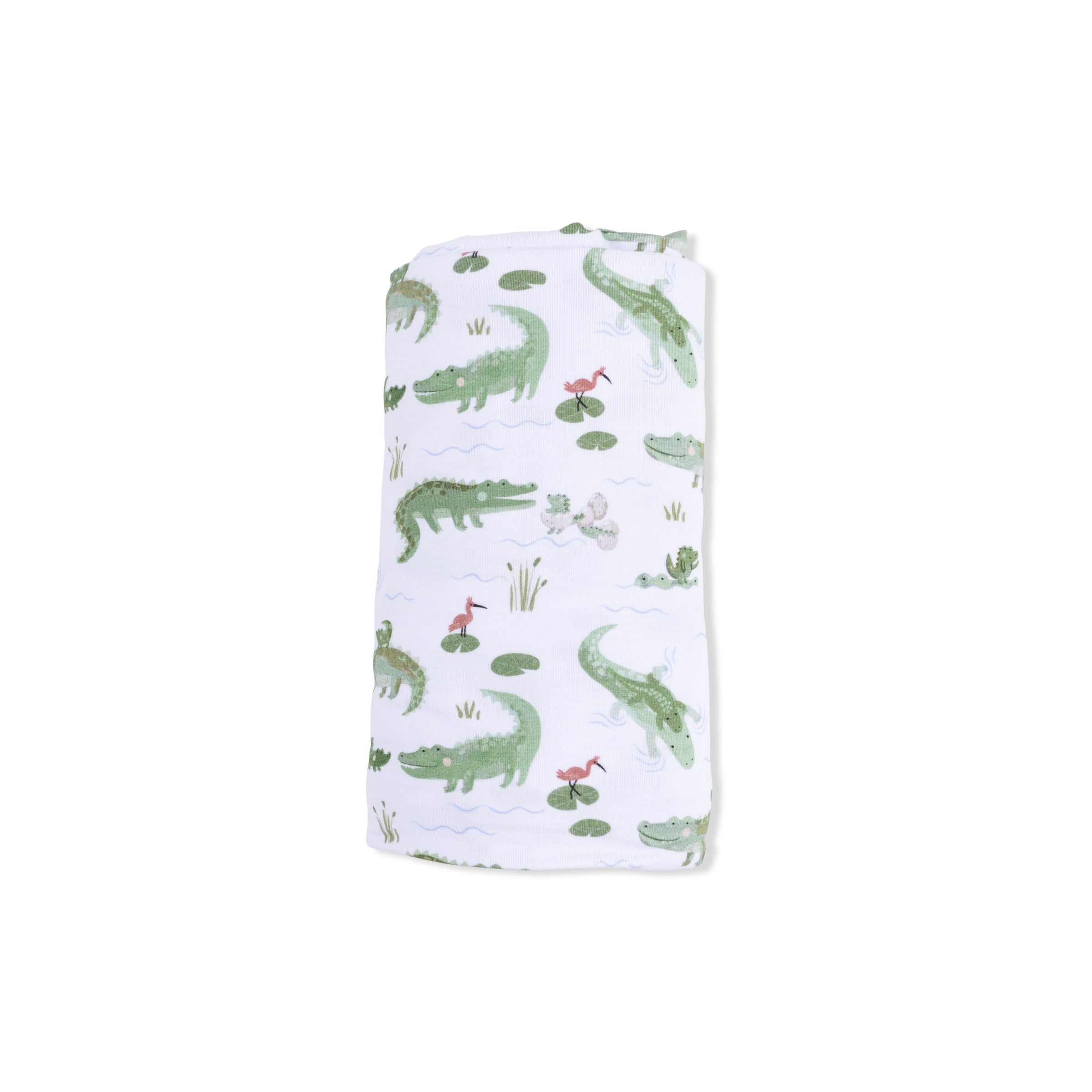 Crayon Alligators - Swaddle Blanket