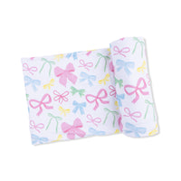 Sweet Bows - Swaddle Blanket