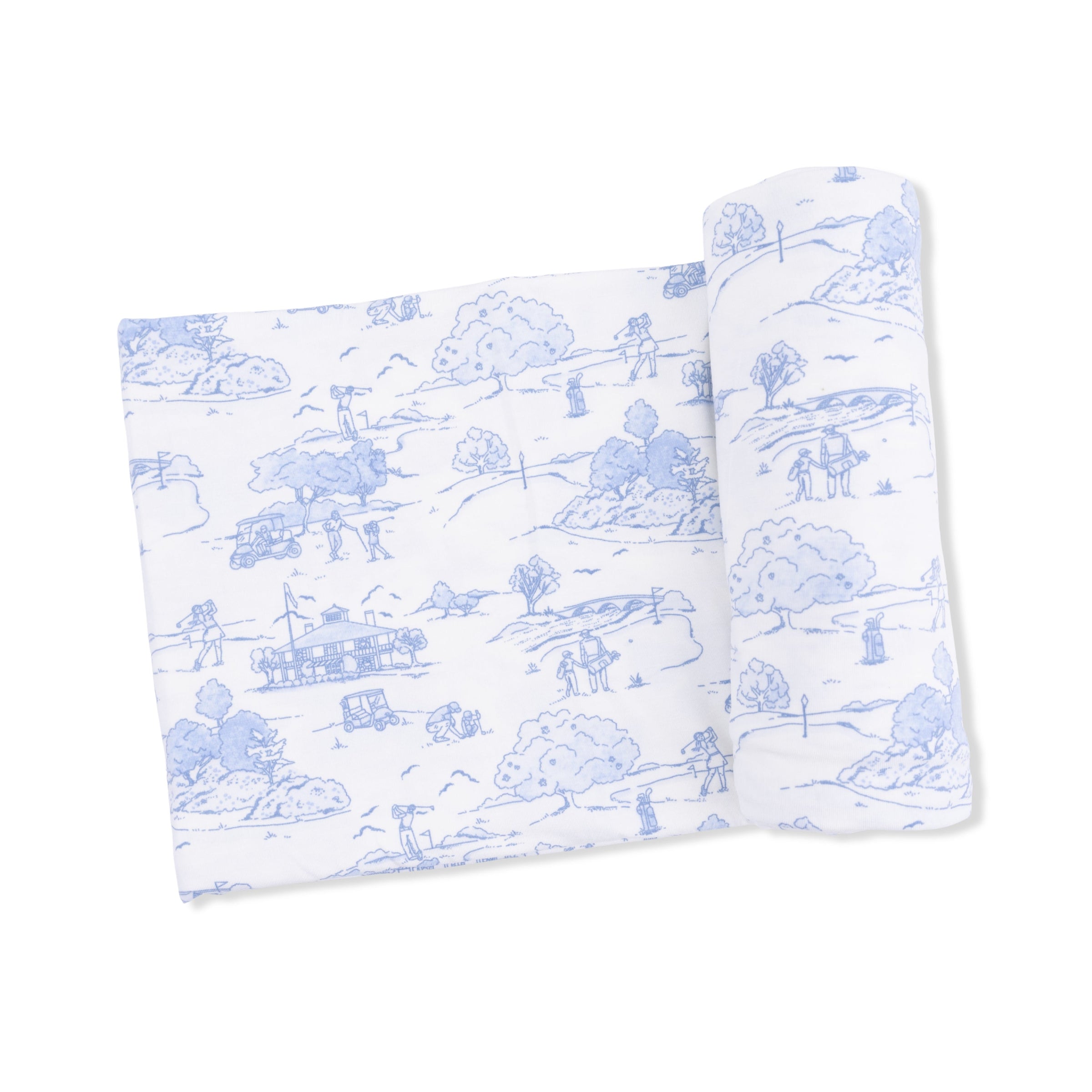 Golf Toile - Swaddle Blanket