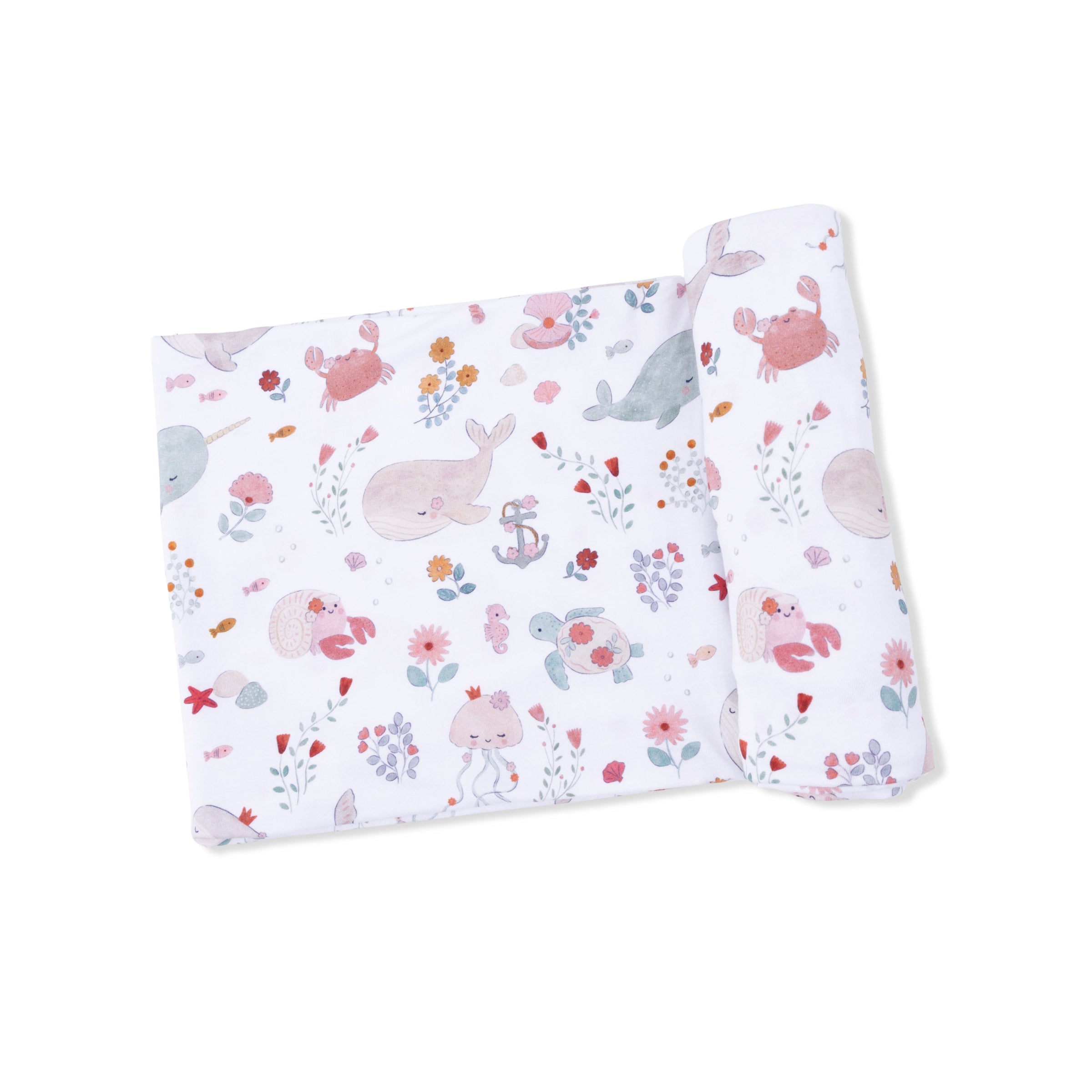 Garden Sea Creatures - Swaddle Blanket