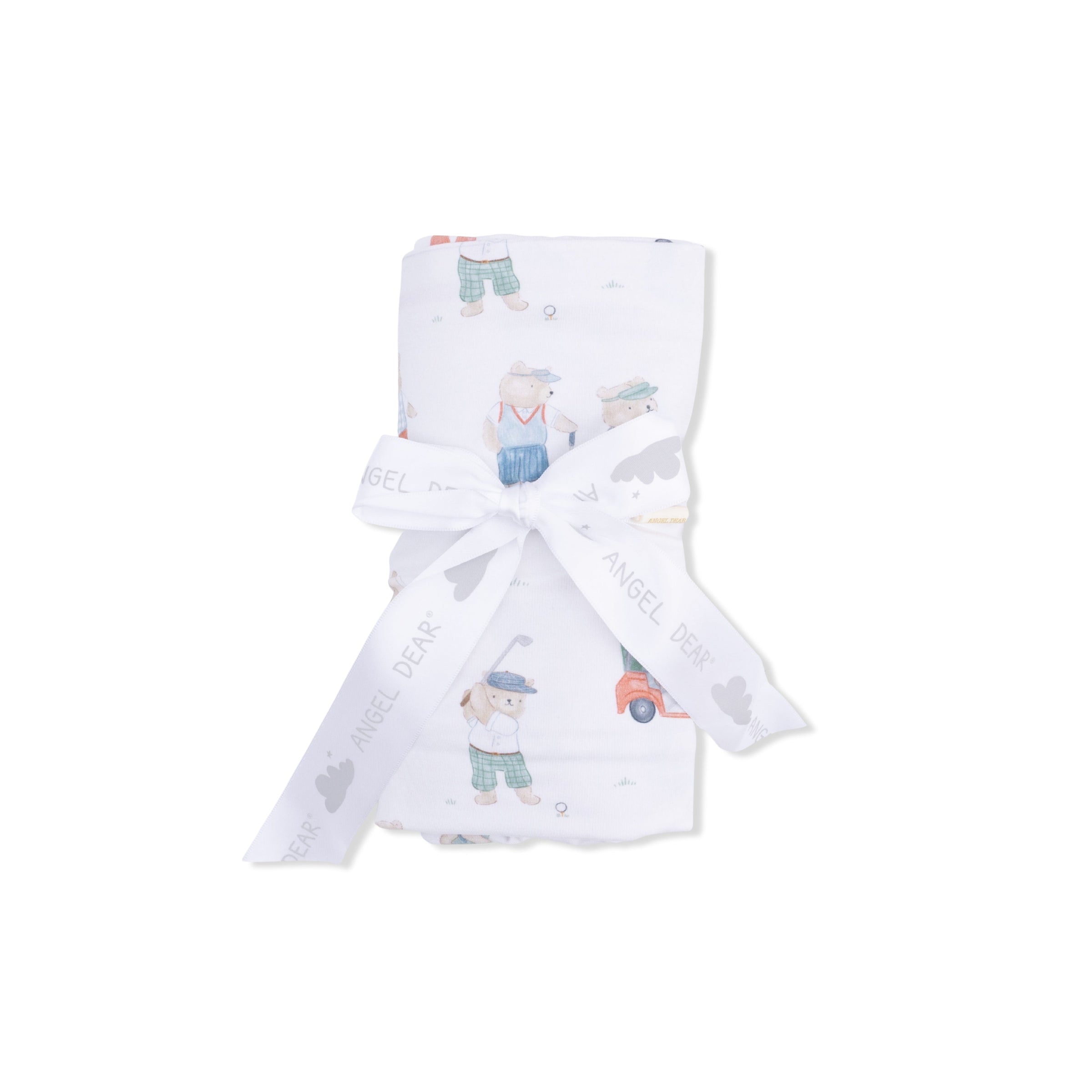 Golfing Teddy Bears - Swaddle Blanket