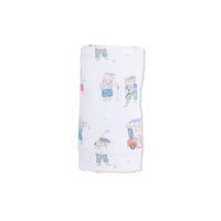 Golfing Teddy Bears - Swaddle Blanket