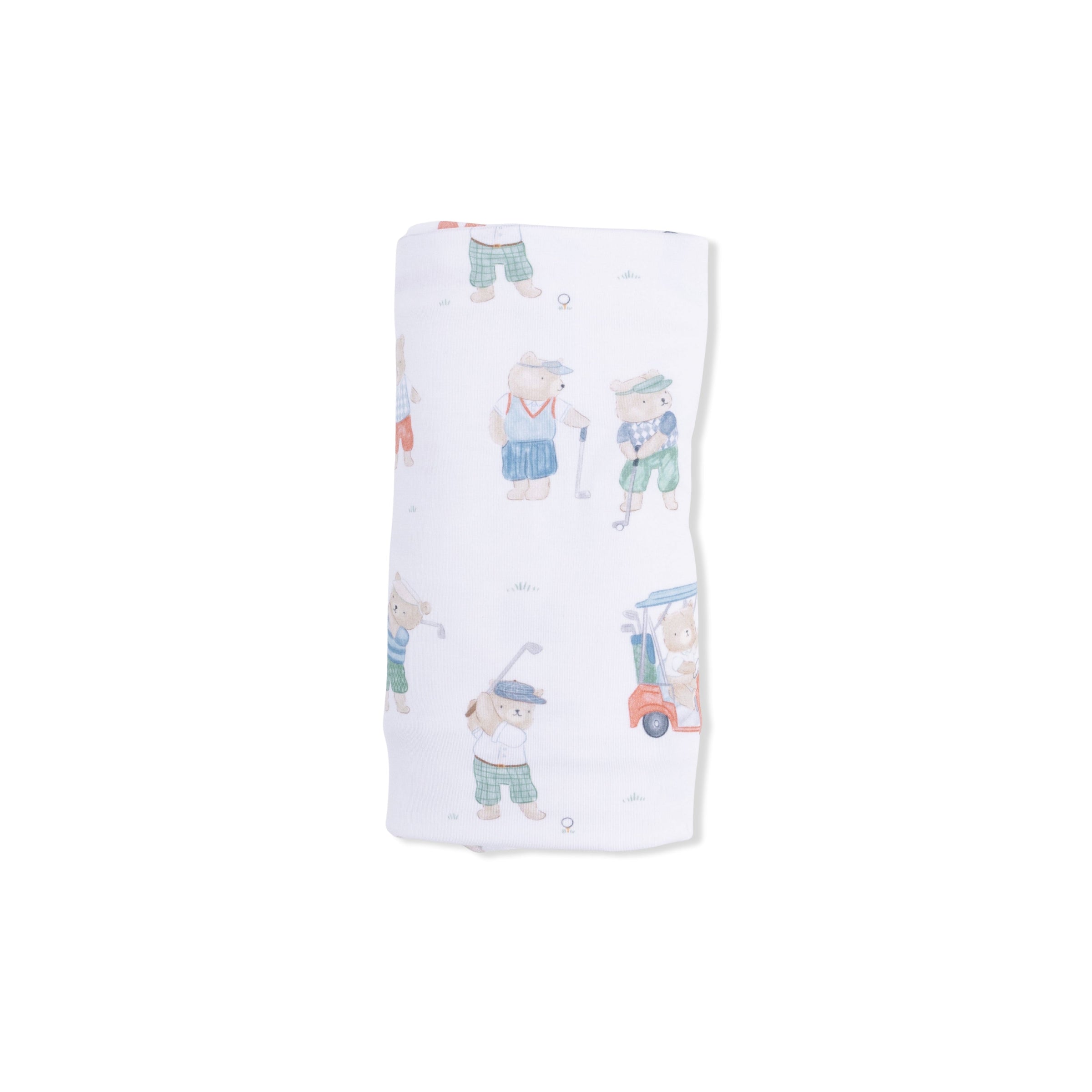 Golfing Teddy Bears - Swaddle Blanket