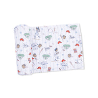 Home Run Baseball - 2 Way Zipper Footie & Swaddle