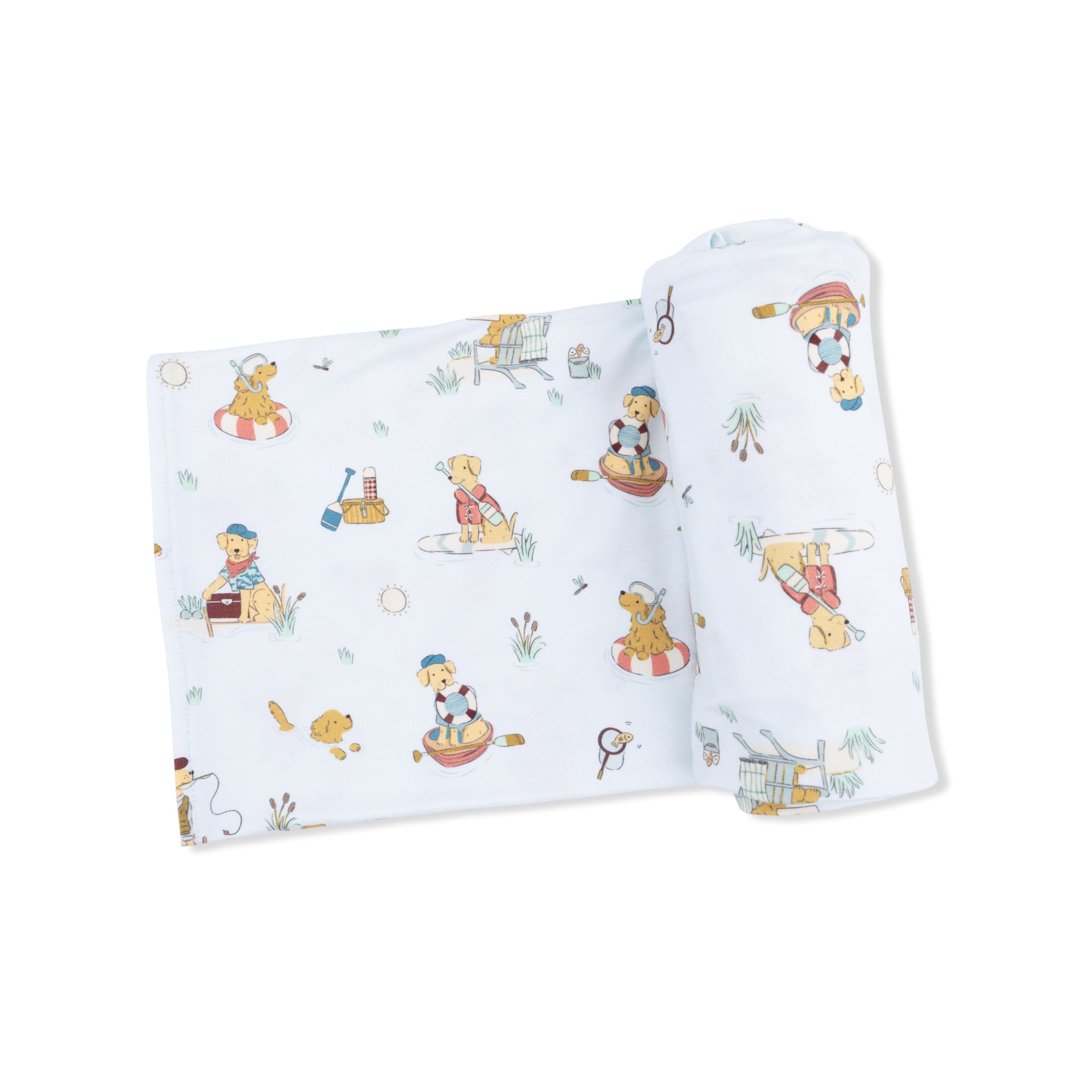 Lake Buddy Dogs - 2 Way Zipper Footie & Swaddle