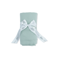 Solid Misty Blue - Swaddle Blanket