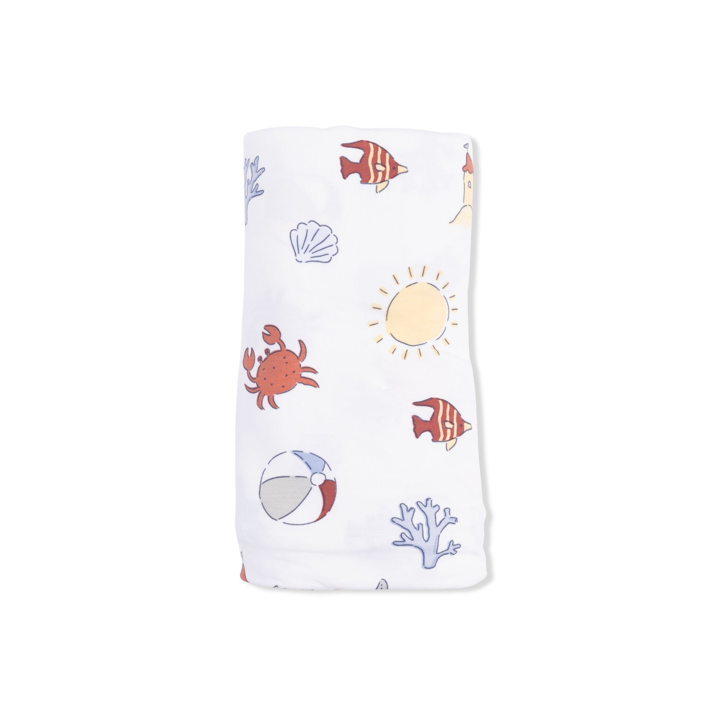 Sunny Sandcastles - Swaddle Blanket