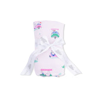 Vintage Golf Carts Pink - Swaddle Blanket