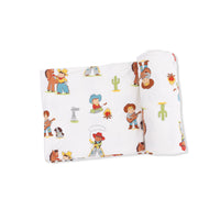 Vintage Cowboys - Swaddle Blanket