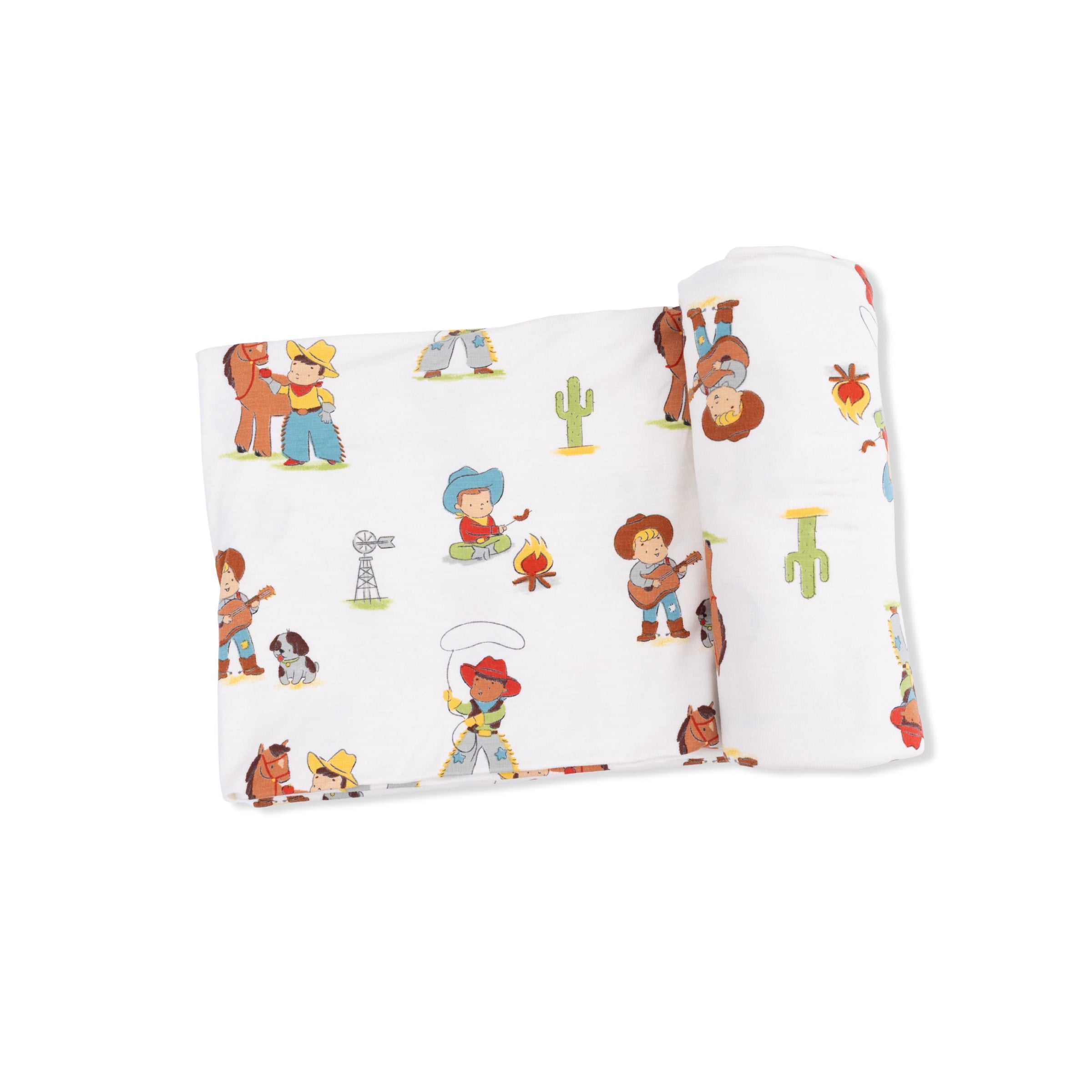Vintage Cowboys - Swaddle Blanket