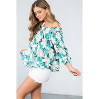 Naomi - Flower Print Multi Purpose Top
