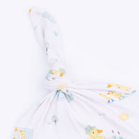 Frog and Duck Pond - Knotted Hat
