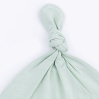 Solid Cameo Green - Knotted Gown and Hat