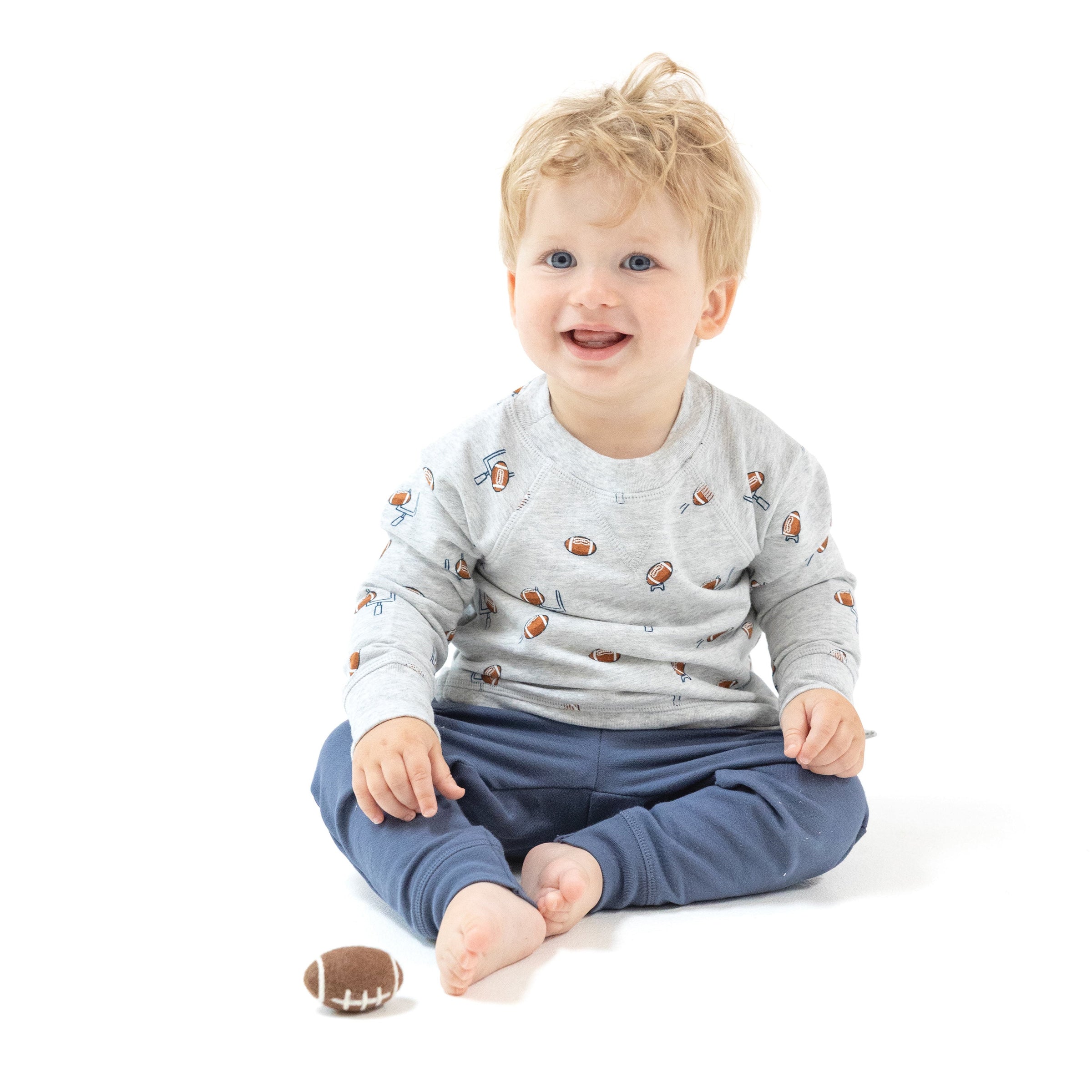 Football Field Goal - Raglan Sweatshirt and Jogger Set