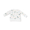 Soft Dinos - Green - Raglan Sweatshirt + Jogger Set