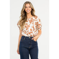 Camille -  Floral Print Top
