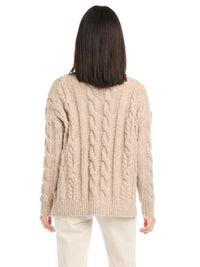 Turtleneck Cable Sweater