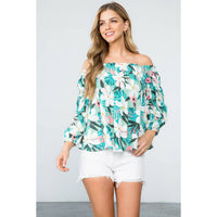 Naomi - Flower Print Multi Purpose Top
