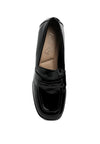 Umdoni Penny Strap Block Heel Loafers