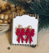 Christmas Bow Earrings