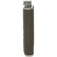 Zero Tasks - PU Leather & Stainless Steel 8 oz Flask