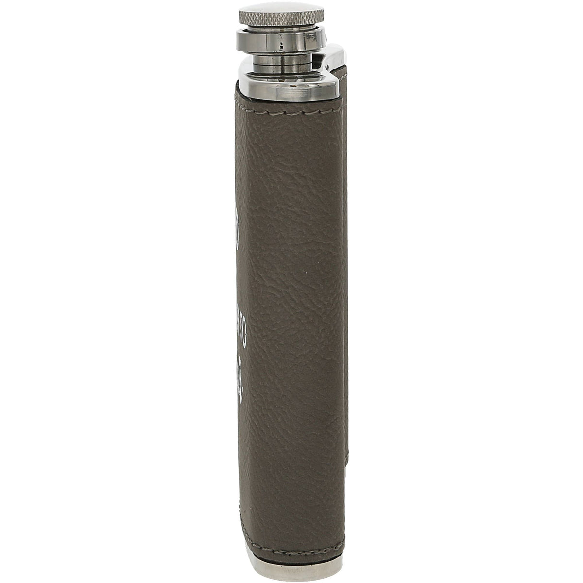 Zero Tasks - PU Leather & Stainless Steel 8 oz Flask