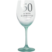 50 - Gift Boxed 19 oz Crystal Wine Glass