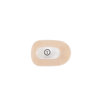 Almond Beige | Tiny | Flat Round Hair Clip
