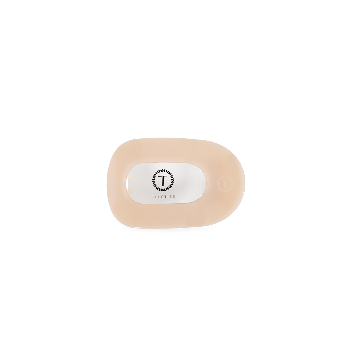 Almond Beige | Tiny | Flat Round Hair Clip