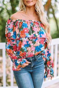 Jasmine - Floral Off Shoulder Blouse