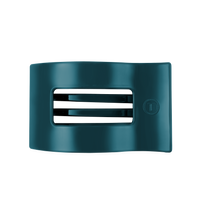 Teal With It | Large | Flat Rectangle Hair Clip