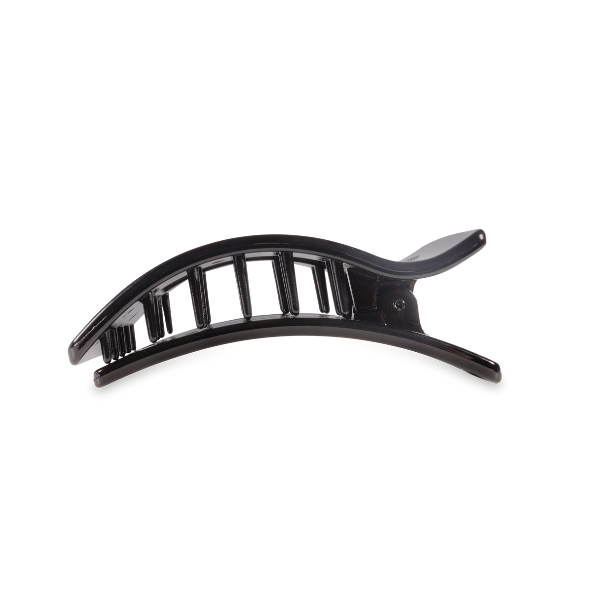 Jet Black | Medium | Flat Rectangle Hair Clip